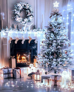 120FT 380 LED Christmas String Lights, 8 Modes Plug in Fairy Lights Connectable, Timer & Memory, Indoor Outdoor Twinkle Light for Christmas Tree Yard Outside Bedroom Classroom Decoration, Cool White