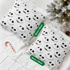 eowvsio 2PCS Christmas Pillow Covers 18x18 inch,Nightmare Be Christmas Throw Pillow Cases,Xmas Tree Decor Soft Plush Faux Fur Wool Couch Cushion Case for Chair Sofa Bedroom Living Room