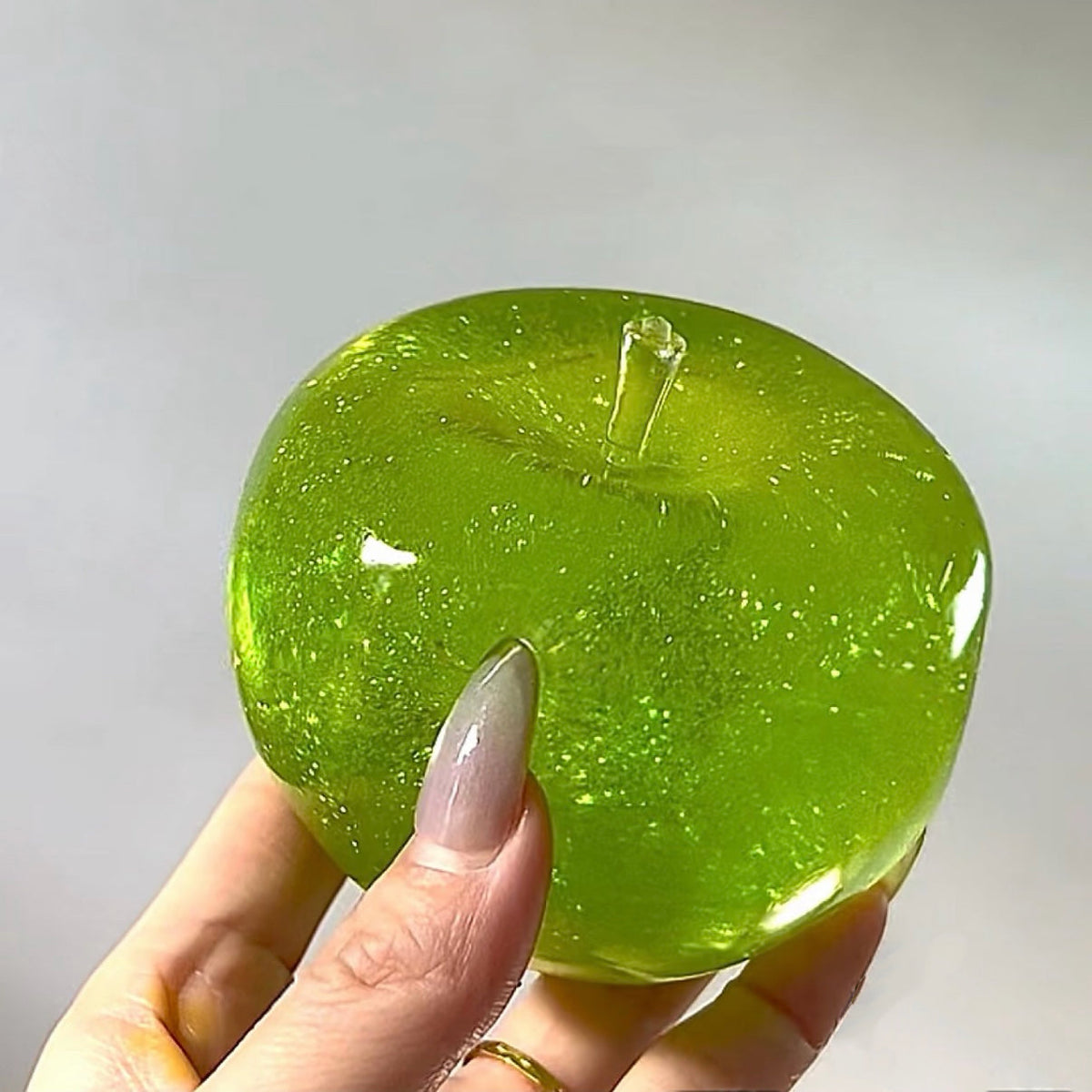 Big Glitter Green Vaseline Apple