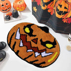 VIKAMA Halloween Ghost Carpet Comfortable Soft Imitation Cashmere Home Decor Bedroom Decor Rug Entrance Hall Doormat