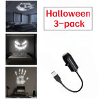 Halloween Pumpkin Ghost Skeleton String Lights