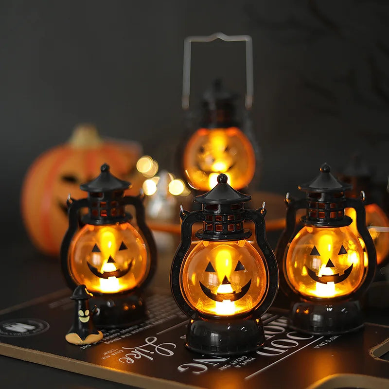 Halloween LED Hanging Pumpkin Lantern