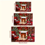 VIKAMA Christmas carpet soft doormat Christmas tree romantic floor mat living room carpet Rug For Bedroom Welcome Mat Outdoor