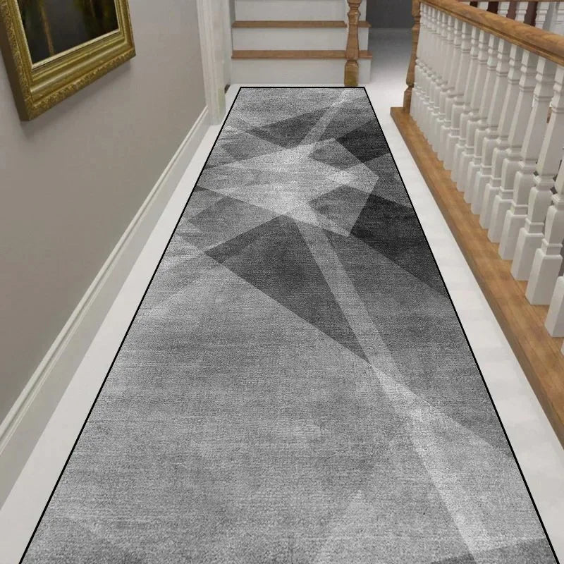 VIKAMA Modern Minimalist Corridor Carpet, Slip-Resistant Floor Covering For Corridors, Living Room Floor Mat, Home Decoration