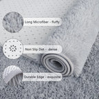 VIKAMA Soft Running Rug, Plush And Fluffy Bedroom And Living Room Carpet, Nursery And Children's Room Floor Mat For Home Decor