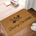 VIKAMA 2025 Christmas Reindeer Doormat Kitchen Rug Indoor Outdoor Entryway Carpet Holiday Home Decor Happy New Year 2026