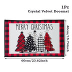 Christmas Door Mat Santa Claus Outdoor Carpet Merry Christmas Decorations For Home 2025 Navidad Xmas Ornament New Year 2026