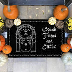 VIKAMA The Lord of the Rings Welcome Friends Doormat Halloween Home Decor Indoor Outdoor Rug RV Camping Mat