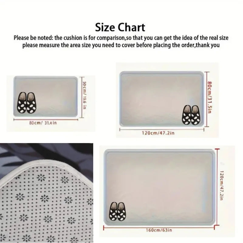 Adorable Pingu Pattern Non Slip Absorbent Door Mat Cute Cartoon Design Home Decor Rug for Bathroom Bedroom Quick Dry Durable