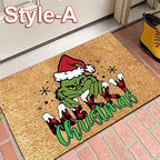 Christmas Door Mat Outdoor Welcome Mat For Front Door, Entryway Christmas Carpet, 60X40CM Inch Door Mats, Anti-Slip Rug For Home