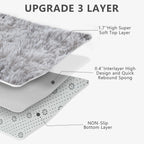 VIKAMA Ultra-Soft Puffy Rug, Bedroom & Living Room Indoor Floor Mat, Nursery Carpet, Children's Girls' Room Home Decor
