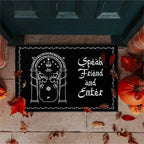 VIKAMA The Lord of the Rings Welcome Friends Doormat Halloween Home Decor Indoor Outdoor Rug RV Camping Mat