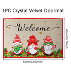 Christmas Door Mat Santa Claus Outdoor Carpet Merry Christmas Decorations For Home 2025 Navidad Xmas Ornament New Year 2026