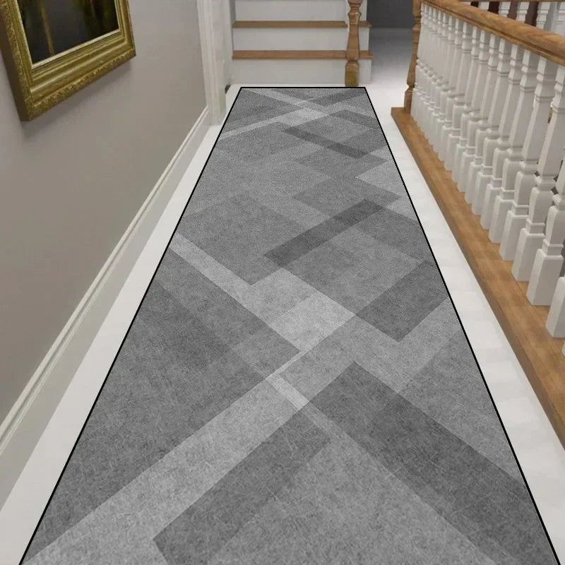 VIKAMA Modern Minimalist Corridor Carpet, Slip-Resistant Floor Covering For Corridors, Living Room Floor Mat, Home Decoration