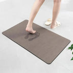Summer Simple Solid Colour Diatomite Floor Mat Non-Slip Kitchen Entrance Bathroom Bathroom Carpet Home Decoration