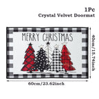 Christmas Door Mat Santa Claus Outdoor Carpet Merry Christmas Decorations For Home 2025 Navidad Xmas Ornament New Year 2026