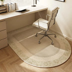 VIKAMA Chair floor mat Arched Bedroom vanity rug Modern home decor Study Playroom Swivel chair Mute rug Office desk floor mat