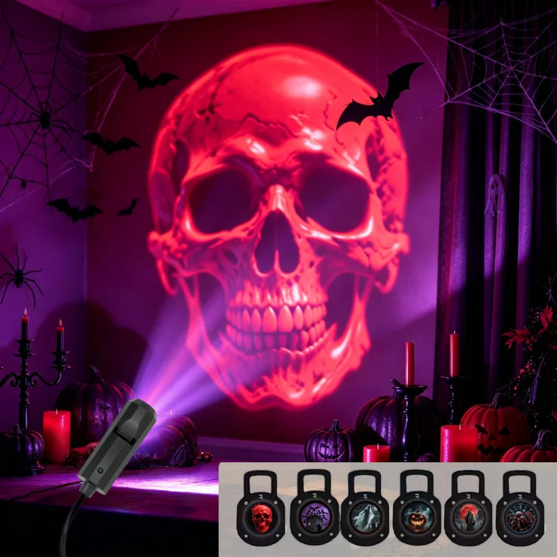 Halloween Pumpkin Ghost Skeleton String Lights