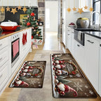 VIKAMA Christmas Carpet Kitchen Rug Long Carpet Waterproof  Outdoor Carpet Door Mat Rug For Bedroom Carpet For Live Room