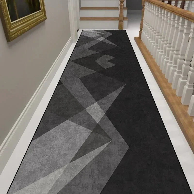 VIKAMA Modern Minimalist Corridor Carpet, Slip-Resistant Floor Covering For Corridors, Living Room Floor Mat, Home Decoration