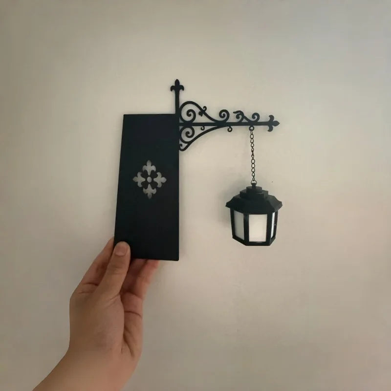 Halloween Ghost Bookshelf Lamp - Gothic LED Wall Light