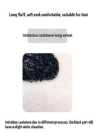 VIKAMA Green Carpet Living Room Shaped Cream Style 2025 New Plush Irregular Bedroom Bedside Floor Mats Home Decoration